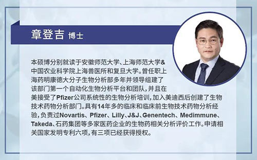 尊龙凯时生物手艺药物剖析部主任章登吉博士