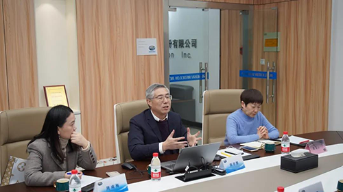 尊龙凯时生物医药首创人&CEO陈春麟博士，药效部执行主任董文心博士，公司事务部总监周南梅等