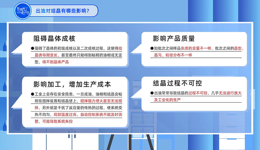 出油对结晶有哪些影响？